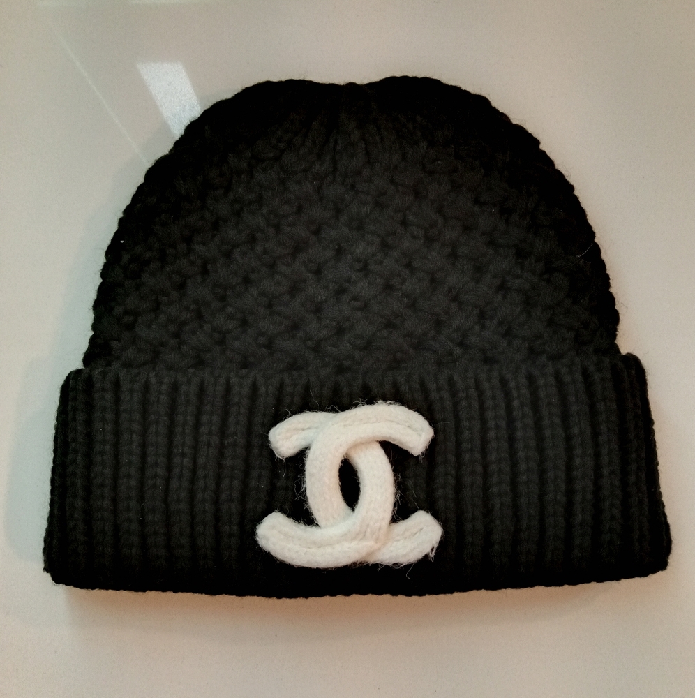 Chanel CC Wool Beanie